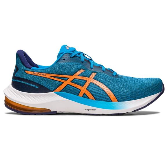 ASICS Men\'s Gel-Pulse 14 Running Shoes, Size 10.5 , Island Blue/Sun Peach